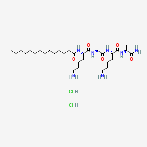 Myristoyl tetrapeptide-12 (dihydrochloride)