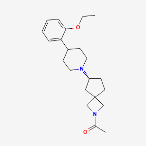 molecular formula C22H32N2O2 B15136600 M1/M4 muscarinic agonist 2 