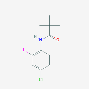molecular formula C11H13ClINO B1513662 4-Chloro-2-iodo-pivaloylaniline 