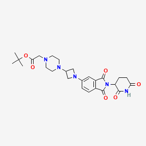 molecular formula C26H33N5O6 B15136660 E3 Ligase Ligand-linker Conjugate 14 