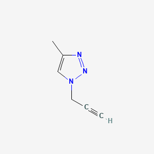 molecular formula C6H7N3 B15136676 4-Methyl-1-prop-2-ynyltriazole 