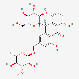 molecular formula C27H32O13 B15136682 Aloinoside A CAS No. 56645-88-6