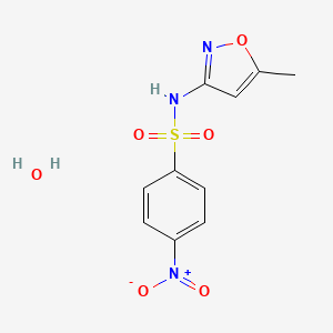 molecular formula C10H11N3O6S B15136691 Sulfamethoxazole-NO (hydrate) 