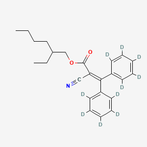 molecular formula C24H27NO2 B15136697 Octocrylene-d10 