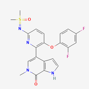 molecular formula C21H18F2N4O3S B15136726 Bet-IN-15 