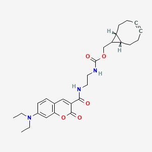 molecular formula C27H33N3O5 B15136733 Coumarin-C2-exo-BCN 