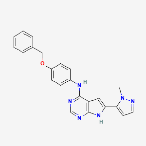 molecular formula C23H20N6O B15136739 Egfr/aurkb-IN-1 