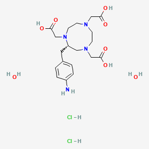 molecular formula C19H34Cl2N4O8 B15136740 p-NH2-Bn-NOTA (hydrochloride hydrate) 