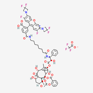 molecular formula C75H75F9N4O19 B15136786 JF526-Taxol (TFA) 