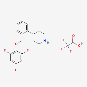 molecular formula C20H19F6NO3 B15136792 Ampreloxetine (TFA) 