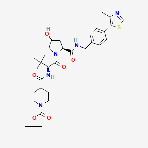 molecular formula C33H47N5O6S B15136793 E3 Ligase Ligand-linker Conjugate 50 