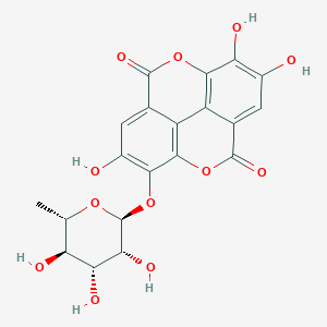 6,7,13-trihydroxy-14-[(2S,3R,4R,5R,6S)-3,4,5-trihydroxy-6-methyloxan-2-yl]oxy-2,9-dioxatetracyclo[6.6.2.04,16.011,15]hexadeca-1(15),4,6,8(16),11,13-hexaene-3,10-dione