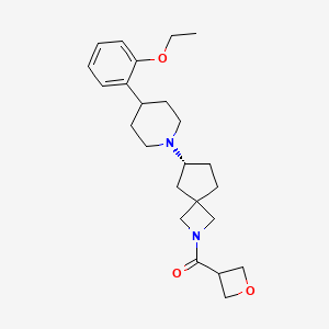 molecular formula C24H34N2O3 B15136853 M1/M2/M4 muscarinic agonist 1 