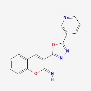 molecular formula C16H10N4O2 B15136860 SARS-CoV-2-IN-79 