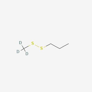 molecular formula C4H10S2 B15136874 Methyl propyl disulfide-d3 