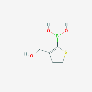 molecular formula C5H7BO3S B151369 (3-(羟甲基)噻吩-2-基)硼酸 CAS No. 222840-73-5