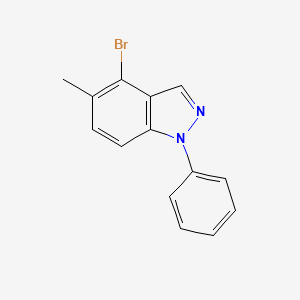 molecular formula C14H11BrN2 B1513690 4-Bromo-5-methyl-1-phenyl-1H-indazole 