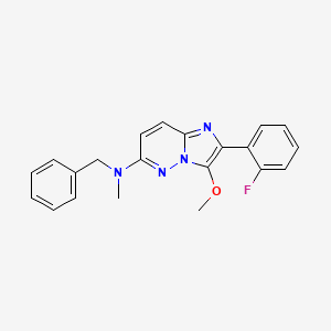 molecular formula C21H19FN4O B15136905 Tuberculosis inhibitor 8 