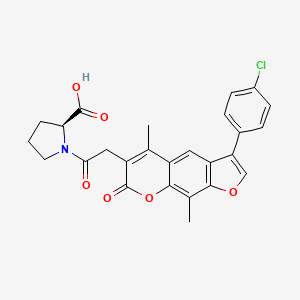 molecular formula C26H22ClNO6 B15136956 Targocil-II 