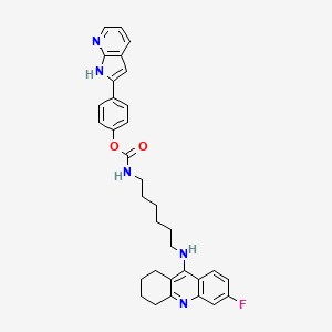 molecular formula C33H34FN5O2 B15136961 AChE/BChE-IN-16 