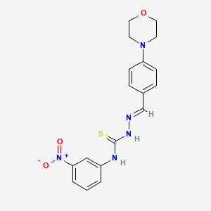 molecular formula C18H19N5O3S B15137028 Npp3-IN-1 