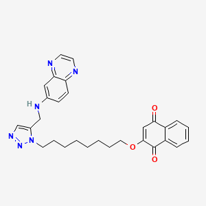 molecular formula C29H30N6O3 B15137133 AChE/BChE-IN-15 