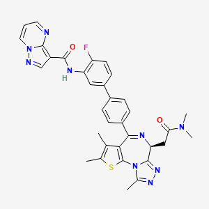 molecular formula C34H30FN9O2S B15137149 PROTAC BRD4 Degrader-25 