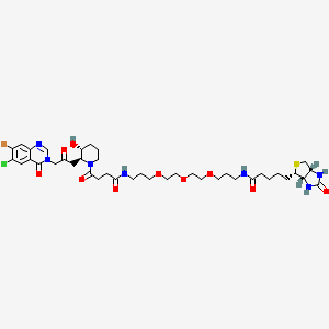 Biotin-PEG3-amide-C2-CO-Halofuginone