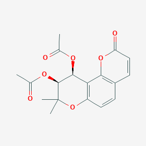 molecular formula C18H18O7 B15137200 Qianhucoumarin D 