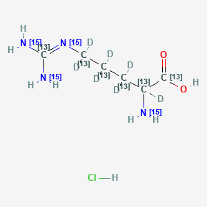 Arginine-13C6,15N4,d7 (hydrochloride)