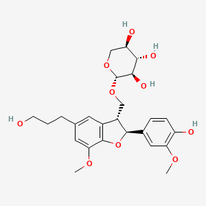 Dihydrodehydrodiconiferyl alcohol 9-O-|A-D-xylopyranoside