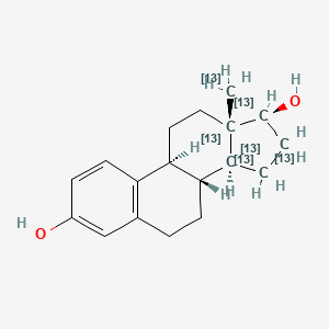 molecular formula C18H24O2 B15137295 Estradiol-13C6 