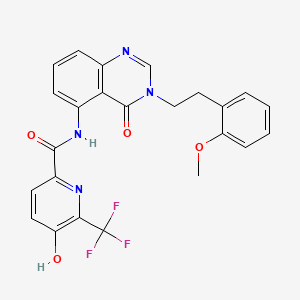 molecular formula C24H19F3N4O4 B15137301 Hsd17B13-IN-99 