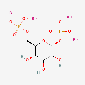 molecular formula C6H10K4O12P2 B15137317 Alpha-D-Glucose 1,6-bisphosphate (tetrapotassium) 