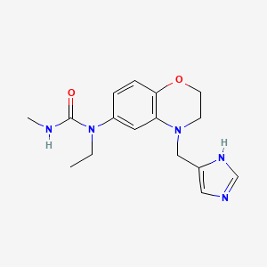 1-ethyl-1-[4-(1H-imidazol-5-ylmethyl)-2,3-dihydro-1,4-benzoxazin-6-yl]-3-methylurea