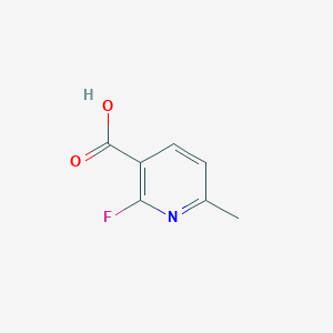molecular formula C7H6FNO2 B1513740 2-Fluoro-6-methyl-3-pyridinecarboxylic acid 
