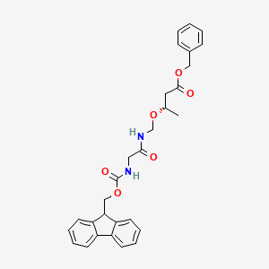 molecular formula C29H30N2O6 B15137400 Fmoc-Gly-NH-CH2-O-(S)-isobutane-Cbz 