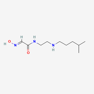 molecular formula C10H21N3O2 B15137426 (2E)-2-(hydroxyimino)-N-{2-[(4-methylpentyl)amino]ethyl}ethanamide 