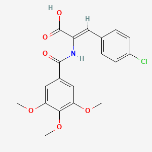 molecular formula C19H18ClNO6 B15137450 Tubulin polymerization-IN-53 