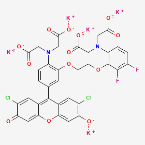 molecular formula C35H21Cl2F2K5N2O13 B15137454 Fluo-3FF (pentapotassium) 