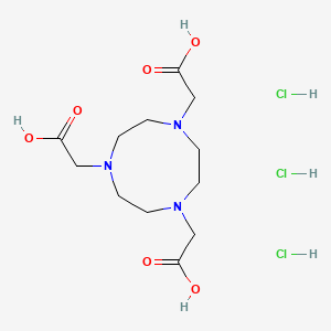 molecular formula C12H24Cl3N3O6 B15137531 NOTA (trihydrochloride) 