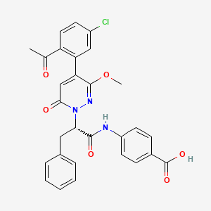 molecular formula C29H24ClN3O6 B15137552 FXIa-IN-13 