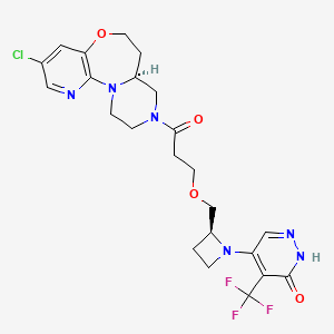 molecular formula C23H26ClF3N6O4 B15137560 Parp7-IN-18 