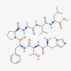 molecular formula C38H57N9O9 B15137616 BiP substrate 