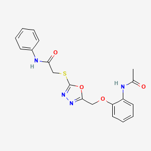 molecular formula C19H18N4O4S B15137623 Anticancer agent 183 