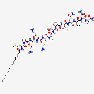 molecular formula C86H153N19O17S B15137632 Ste-mek1(13) 