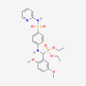 molecular formula C24H30N3O7PS B15137638 hCAXII-IN-9 