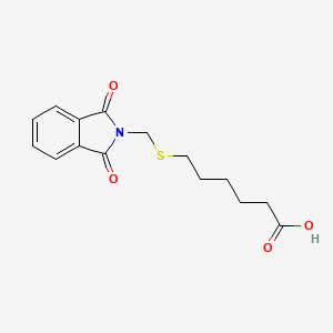 molecular formula C15H17NO4S B15137640 O-Phthalimide-C1-S-C5-acid 