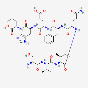 molecular formula C46H71N11O13 B15137666 OVA-Q4H7 Peptide 