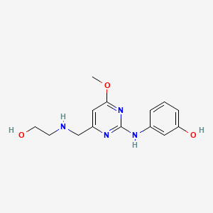 molecular formula C14H18N4O3 B15137672 Vista-IN-3 